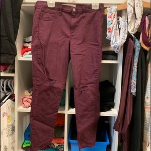 Gap Purple Easy Leggings